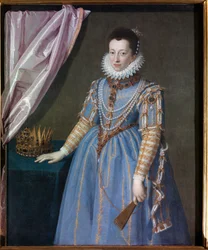 Portrét Kristiny Lotrinské, velkovévodkyně toskánské, 1590